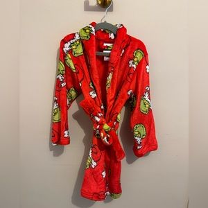 Grinch bathrobe 4T